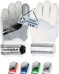 HUDORA Torwarthandschuhe - Gepolsterte Fu&szlig;ball Torh&uuml;terhandschuhe f&uuml;r Kinder &