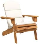 vidaXL Adirondack-Gartenstuhl mit Kissen Massivholz Akazie