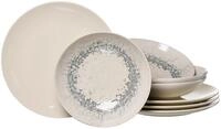 Ritzenhoff & Breker Cecina Tafel-Set 8-teilig, Speiseteller (26 cm) und Suppenteller