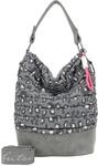 Fritzi Olga Limited Leo Bubble Soft Anthra Hobo Bag Schultertasche Vegan Nylon Damen