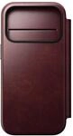 NOMAD Modern Leather Folio | f&uuml;r iPhone 17 Pro | Schutzh&uuml;lle aus Polycarbonat...