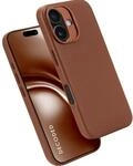 Decoded Lederh&uuml;lle f&uuml;r iPhone 16, MagSafe-kompatible H&uuml;lle, Aus Hochwertigem