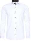 Rusty Neal Herren-Hemd Premium Slim Fit Langarm Stretch Kontrast Hemd Business-Hemden