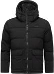 Ragwear Herren Winterjacke warme Steppjacke wasserdicht mit verstellbarer Kapuze und
