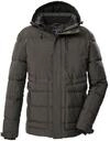 killtec Herren Steppjacke mit abzippbarer Kapuze KOW 87 MN QLTD JCKT, gr&uuml;nanthrazit,