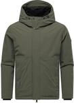 Ragwear Herren leichte wasserfeste kurze Winterjacke mit verstellbarer Kapuze...