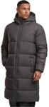Urban Classics Herren Wintermantel Mens Long Puffer Coat, lange Winterjacke f&uuml;r