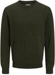 JACK & JONES Male Strickpullover Einfarbig Strickpullover