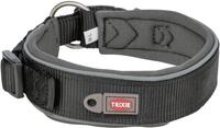 Trixie Premium Halsband Gr&ouml;&szlig;e L-XL, Halsumfang 53&ndash;62 cm/50 mm in schwarz -