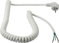 as - Schwabe Spiralkabel, Anschlussleitung 1 m Grundl&auml;nge, auf ca. 2,5 m dehnbar,