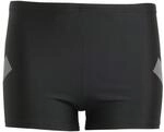 adidas Boy's Big Bars Swim Boxers, Black, 4-5 Years