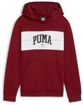 PUMA Squad Hoodie FL B, Jungen Schwei&szlig;, Intense Red, 682775