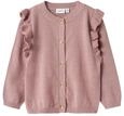 Name IT M&auml;dchen Nmfabinne Ls Knit Card Noos Strickjacke, Blasslila, 98 EU