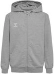 hummel GO 2.0 Kapuzenjacke Kids grau, 8 (128) Kinder