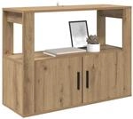 vidaXL Sideboard Artisan-Eiche 80 x 30 x 60 cm Holzwerkstoff, Wohnzimmer,...