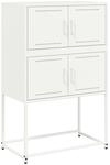vidaXL Sideboard Wei&szlig; 68,5x38,5x107 cm Stahl
