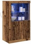vidaXL LED-Sideboard 60,5 x 37 x 100 cm Holzwerkstoff Altholz | Hier kannst du...