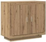 vidaXL Sideboard Artisan-Eiche 80x40x75 cm Holzwerkstoff, Buffetschrank,