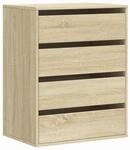 vidaXL Kommode, Sideboard mit 4 Schubladen, Schubladenschrank Schrank f&uuml;r