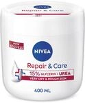 NIVEA Repair & Care Urea Cream (400 ml), tief feuchtigkeitsspendende