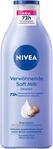 NIVEA Verw&ouml;hnende Soft Milk, Body Milk f&uuml;r trockene Haut mit Tiefenpflege Serum,