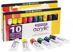 Daler Rowney GRADUATE Acrylic, Acrylfarbe in Studenten-Qualit&auml;t, Selection Set mit