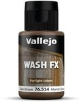 Vallejo Wash FX Acrylfarbe Braun f&uuml;r Schatten- und Lichteffekte, 35 ml....