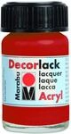 Marabu 11300039031 - Decorlack Acryl Kirschrot 031, 15 ml, hochgl&auml;nzender...