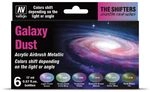 Vallejo 077092 Farb-Set, Galaxy Dust Modellbausatz, verschieden, 17 ml (6er Pack)