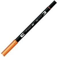 Tombow ABT-985 Fasermaler Dual Brush Pen mit zwei Spitzen, chrome yellow, 1 St&uuml;ck