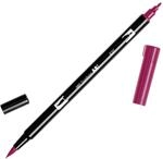 Tombow ABT-837 Fasermaler Dual Brush Pen mit zwei Spitzen, wine red, 1 st&uuml;ck (1