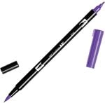 Tombow ABT-636 Fasermaler Dual Brush Pen mit zwei Spitzen, imperial purple, 1 St&uuml;ck
