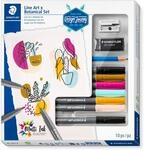 STAEDTLER Line Art & Botanical Set Design Journey, 10-teiliges Set f&uuml;r Line Art in