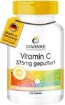 Vitamin C 375mg Gepuffert - 100 Tabletten - hochdosiert - vegan | Warnke...