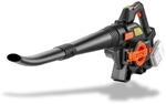 Fuxtec 40 Volt 2in1 Akku-Laubbl&auml;ser/-Sauger FX-E2LBS, leistungsstarker Laubh&auml;cksler