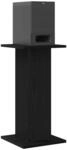 vidaXL Lautsprecherst&auml;nder 2 pcs Schwarz Eichen-Optik 30 x 30 x 60 cm,...