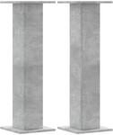 vidaXL Lautsprecherst&auml;nder 2 STK. Betongrau 30x30x95 cm Holzwerkstoff