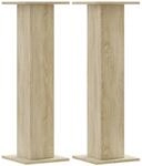 vidaXL Lautsprecherst&auml;nder 2Stk. Sonoma-Eiche 30x30x95cm Holzwerkstoff