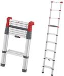 Hailo Master T100 FlexLine Sicherheits-Teleskopleiter - ausziehbare Leiter aus