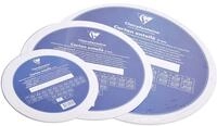 Clairefontaine 34174C Leinwand (3 mm, rund 40 cm Durchmesser, ideal f&uuml;r