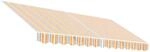 vidaXL Ersatzstoff f&uuml;r Markise Orange und Blau 330x245 cm Polyester