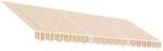 vidaXL Ersatzstoff f&uuml;r Markise Orange und Blau 430x295 cm Polyester