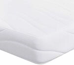 vidaXL Matratze Wei&szlig; 80 x 200 cm Jacquard-Stoff, Moderne Schlafzimmer,...