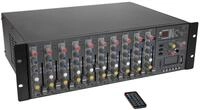 OMNITRONIC RM-1422FXA USB Rack-Power-Mixer | 19" Powered Mixer, 2 x 400 Watt,...