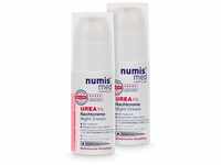 numis med Nachtcreme mit 5% Urea - 2x Hautberuhigende Gesichtspflege für