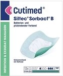 BSN medical Siltec Sorbact PU-Verband 7,5x7,5 cm, 12 St