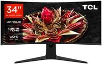 TCL 34R83Q 34 Zoll WQHD Mini-LED 1500R Curved Gaming Monitor 170Hz, 1ms