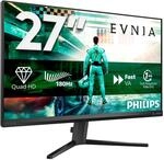 Philips Evnia 27M2N3500NL - 27 Zoll Quad HD Gaming Monitor, 180 Hertz, 1 ms, FreeSync