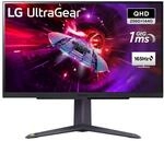 LG Electronics 27GS75QX-B.AEU Ultragear&trade; QHD Gaming IPS-Monitor 27" (68,4 cm), 2560
