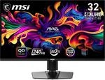 MSI MAG 321UPX QD-OLED 31.5 Zoll 4K UHD Gaming Monitor - 3840 x 2160 Quantum Dot OLED